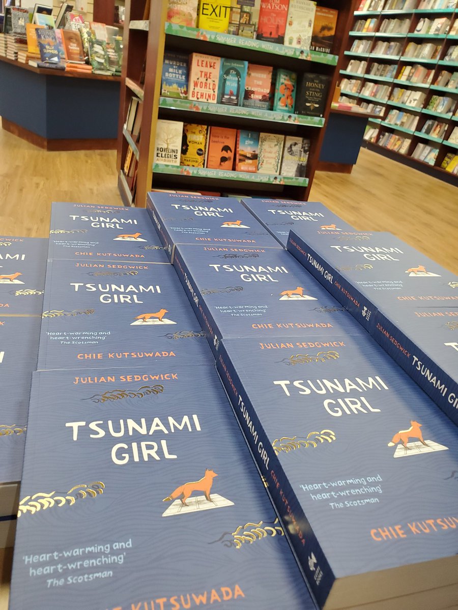 Excited for the launch event of 'Tsunami Girl' by the always brilliant @julianaurelius and @chitanchitan at #heffers in #Cambridge.