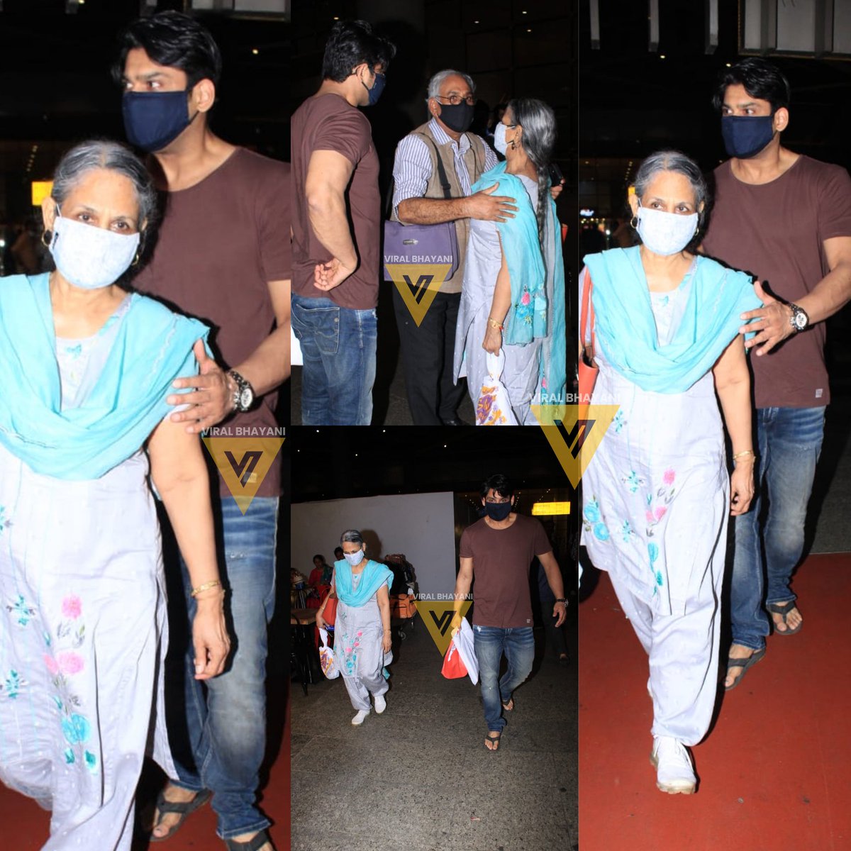 viralbhayani77's tweet photo. #SidharthShukIa Came to receive his mom at Mumbai Airport 📸✈️ #SidHeart #SidharthShukIa #SidharthShukIa @sidharth_shukla @viralbhayani77 https://t.co/BD3oKHWprb