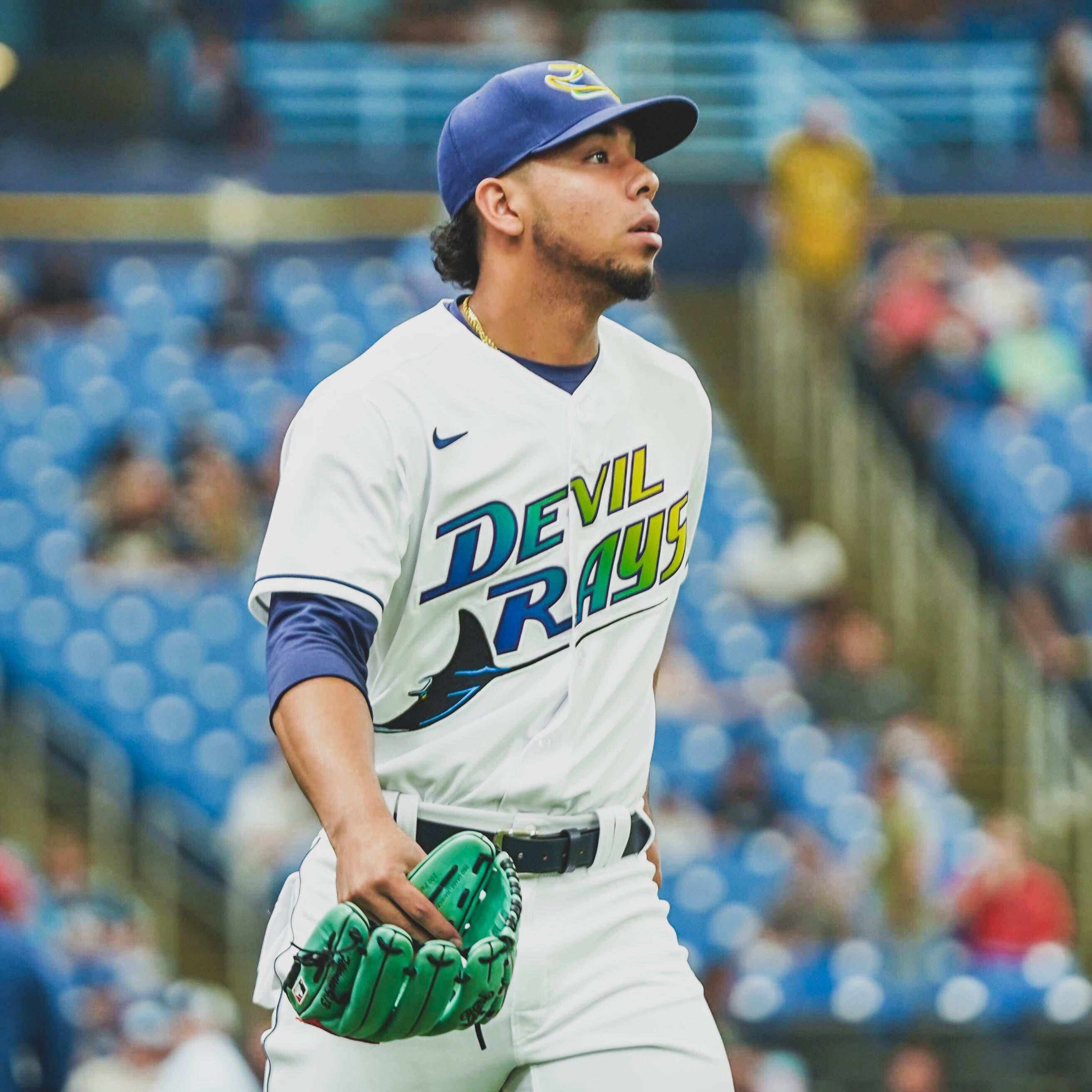 MLB on X: Breaking out the Devil Rays unis 🔥