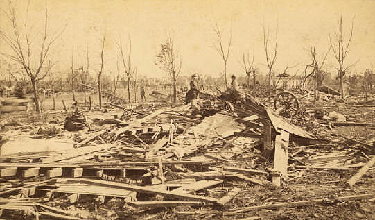 Aug 21, 1883: Rochester, MN Tornado

During  afternoon & evening of August 21, 1883, THREE significant tornadoes (2 F3s & 1  F5) occurred in southeast Minnesota affecting parts of Dodge, Olmsted, & Winona counties eith 40 fatalities & over 200 injuries.

https://t.co/1tol1avX4y https://t.co/LcnWjQesuK