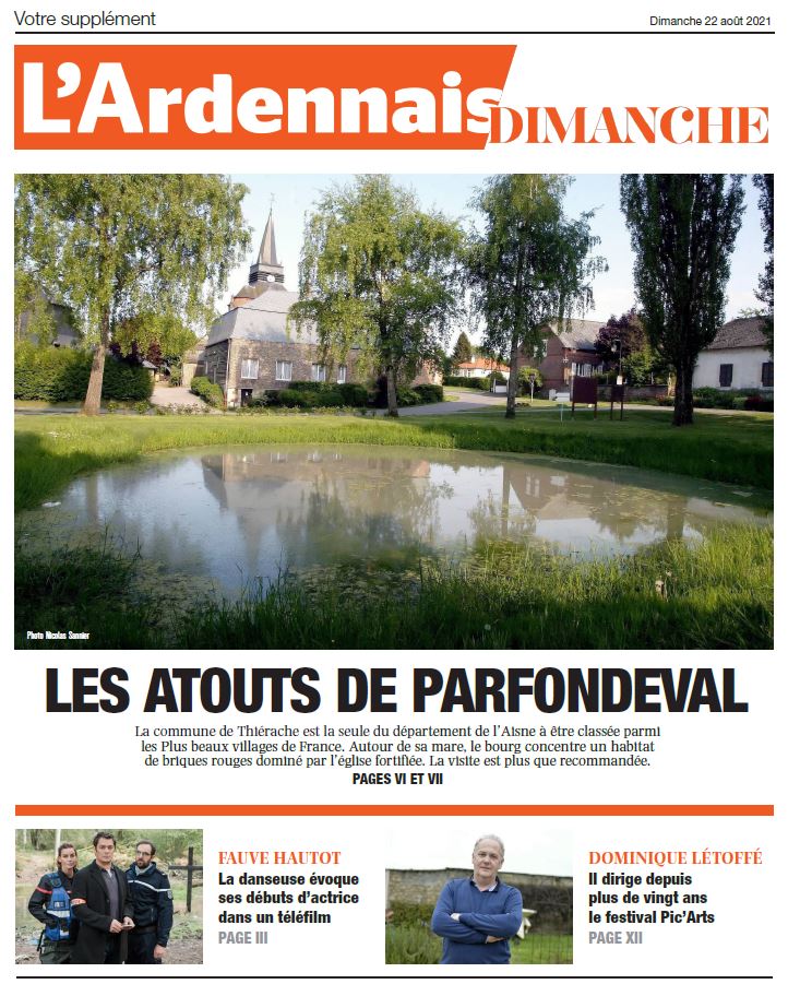 O_Bachelard's tweet photo. Dans le cahier Dimanche @UnionArdennais, nous partirons à la découverte de #Parfondeval, coquet village de #Thiérache. A lire aussi : un portrait de Dominique Létoffé patron du @FestivalPicArts, un hommage au scénariste de BD #RaoulCauvin et un entretien avec @FauveHautot. https://t.co/n5w7qlVHER