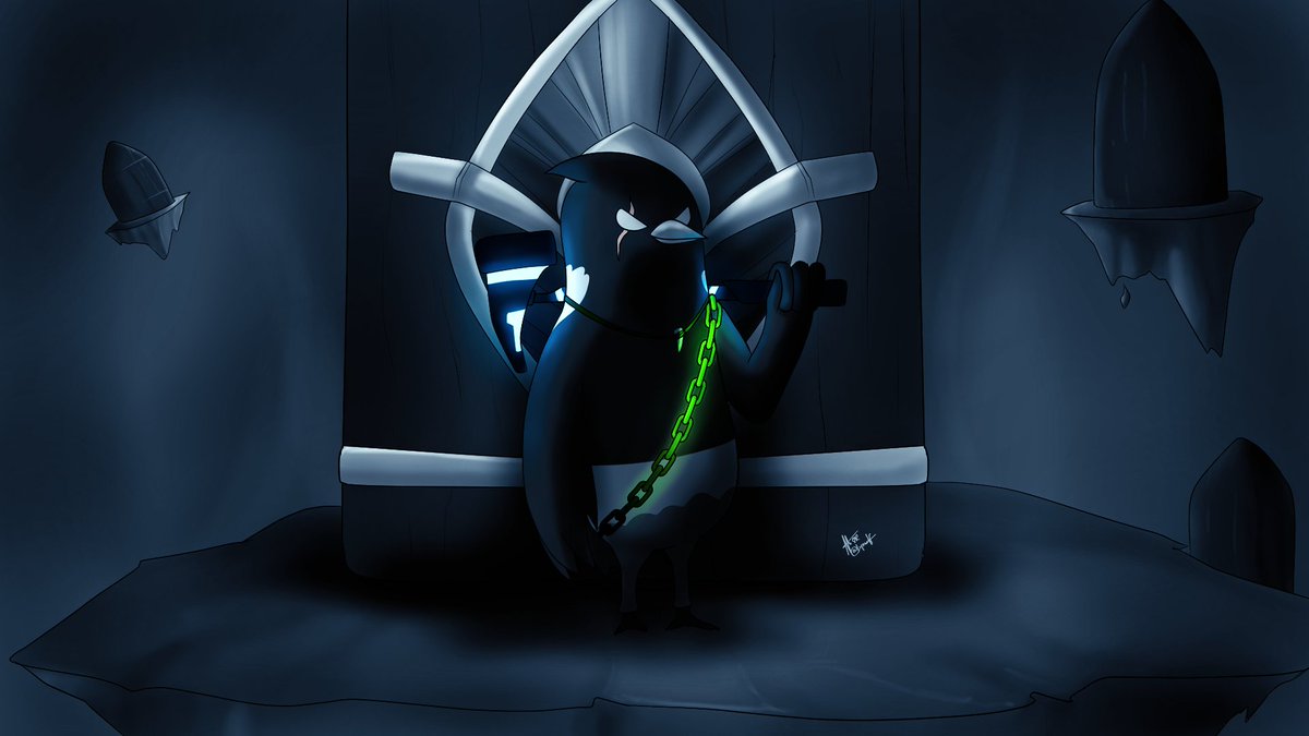 Lynwulf's tweet photo. New fan art for @AlfaNMC ft Deat's Door ♥ https://t.co/LfirIJ6Pyp