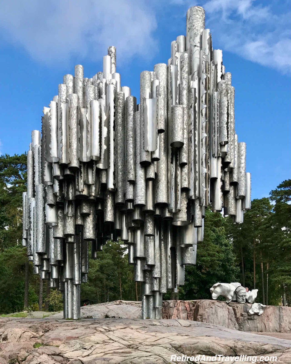 So many interesting things when we wandered in Helsinki in Finland.  This is the Sibelius Monument. An abstract structure made with a group of organ pipes that resembled a sound wave. It was said to reflect the spirit of Sibelius’ music. @VisitHelsinki https://t.co/HNVIB6eaNY