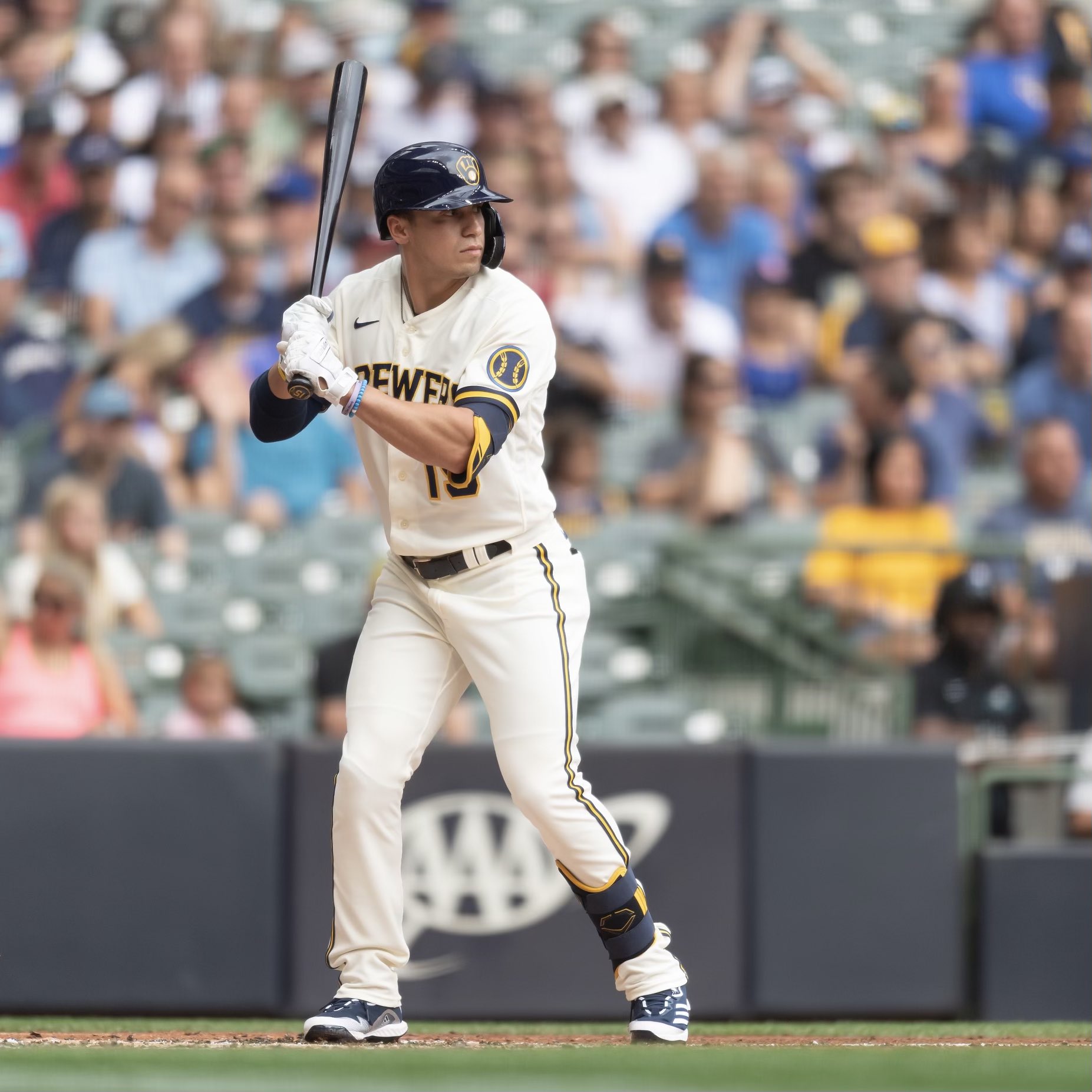 MILWAUKEE, WI - AUGUST 07: Milwaukee Brewers right fielder Tyrone