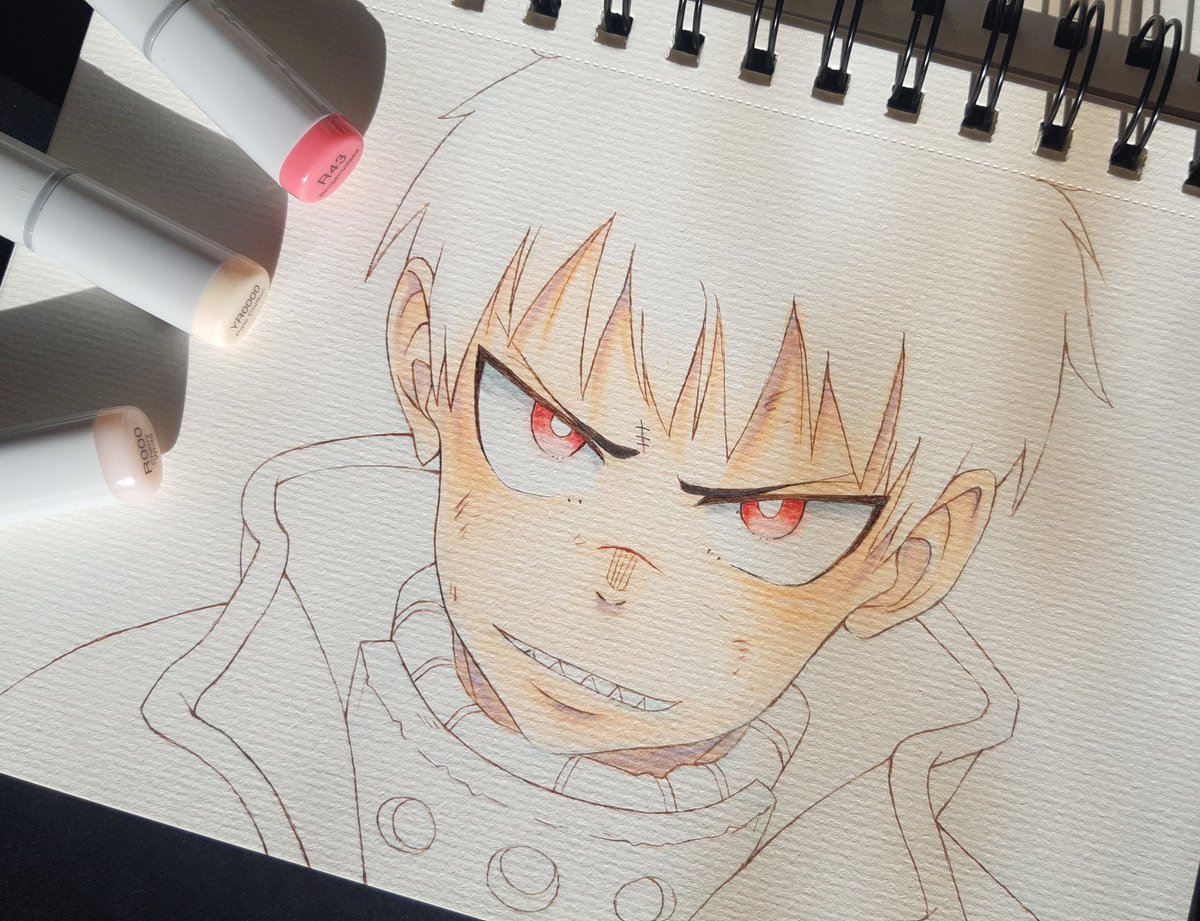 ReikenoRei's tweet photo. Shinra Kusakabe #shinrakusakabe #FireForce https://t.co/HzOagDf1et
