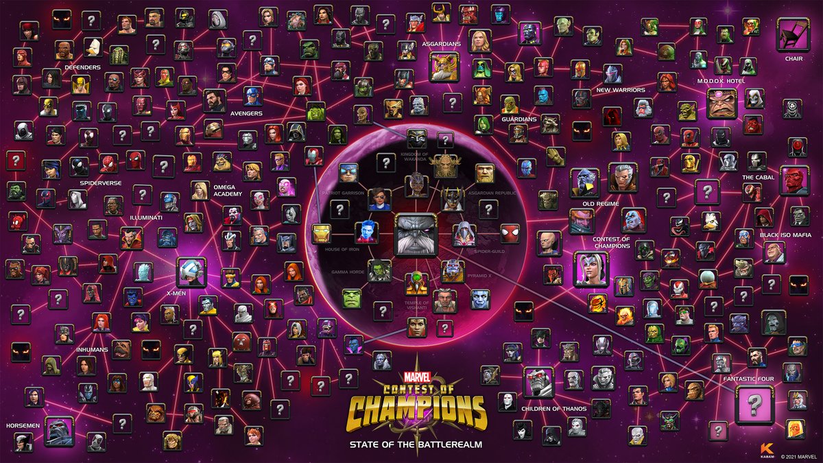 MarvelChampions's tweet photo. This is The Battlerealm. Our past, present, and future.

#MarvelContestofChampions #Marvel #ContestofChampions https://t.co/yvzasZRfIC