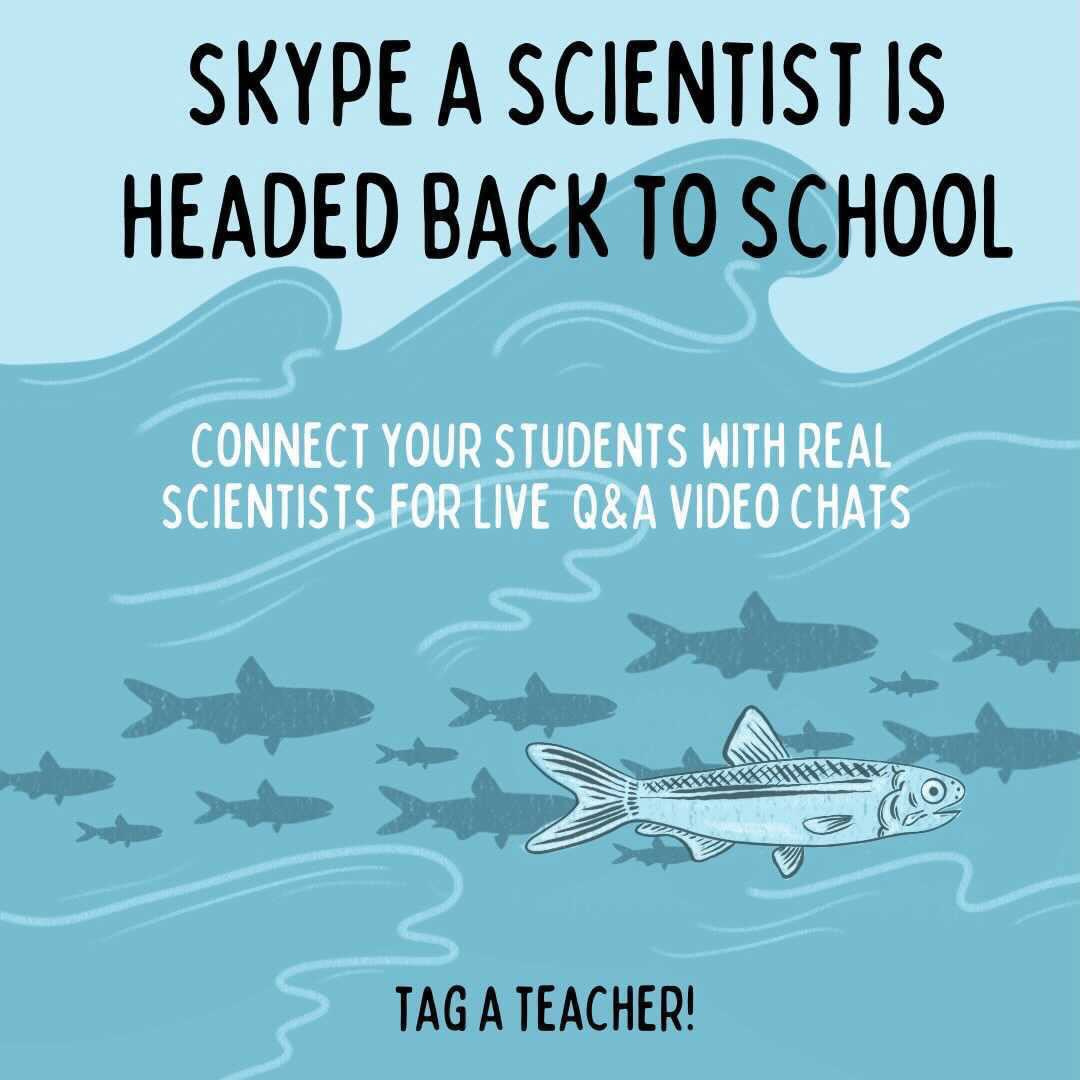 Corina Newsome, M.Sc. (@hood_naturalist) on Twitter photo SCHOOLāS BAAAAACK!
And that means <a href="/SkypeScientist/">Skype A Scientist</a> is ready to connect your classrooms (or your kid, niece, cousinās classrooms) with REAL scientistsā¦FOR FREE!!!
Weāve got more scientists than you can imagine, all ready to talk to your kids! SIGN UP: skypeascientist.com SCHOOLāS BAAAAACK!
And that means <a href="/SkypeScientist/">Skype A Scientist</a> is ready to connect your classrooms (or your kid, niece, cousinās classrooms) with REAL scientistsā¦FOR FREE!!!
Weāve got more scientists than you can imagine, all ready to talk to your kids! SIGN UP: skypeascientist.com