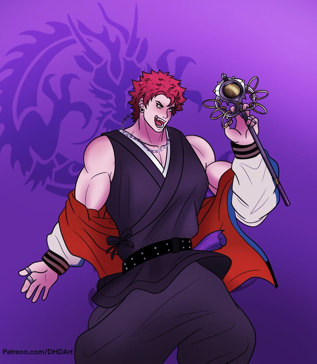 DHD_Art's tweet photo. Happy birthday #kukoharai 
#hypmic #HypnosisMic #BadAssTemple #nagoya #evilmonk https://t.co/LIey88qJq7