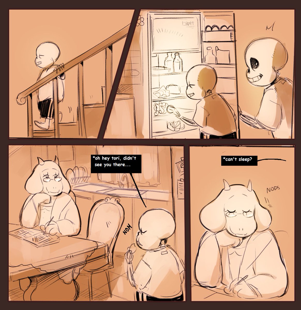 "Old habits die hard"

I think I hadn't put this small Undertale comic here, I drew this some time ago too, but here it goes! 
