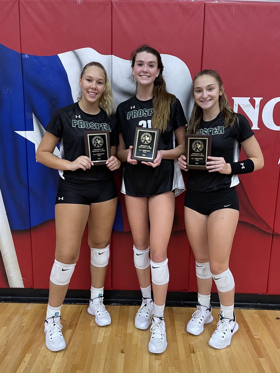 BREAKING: Jazzlyn Ford, Ayden Ames, and Callie Kieffer named to the Northwest ISD All-Tournament Team! Amazing job ladies. We are so proud of you! 🏐💚🦅🙌🏻#protectthetradition #goEagles <a href="/PISD_Athletics/">ProsperISDAthletics</a> <a href="/ProsperISD/">Prosper ISD</a> <a href="/ProsperHS/">Prosper High School</a>