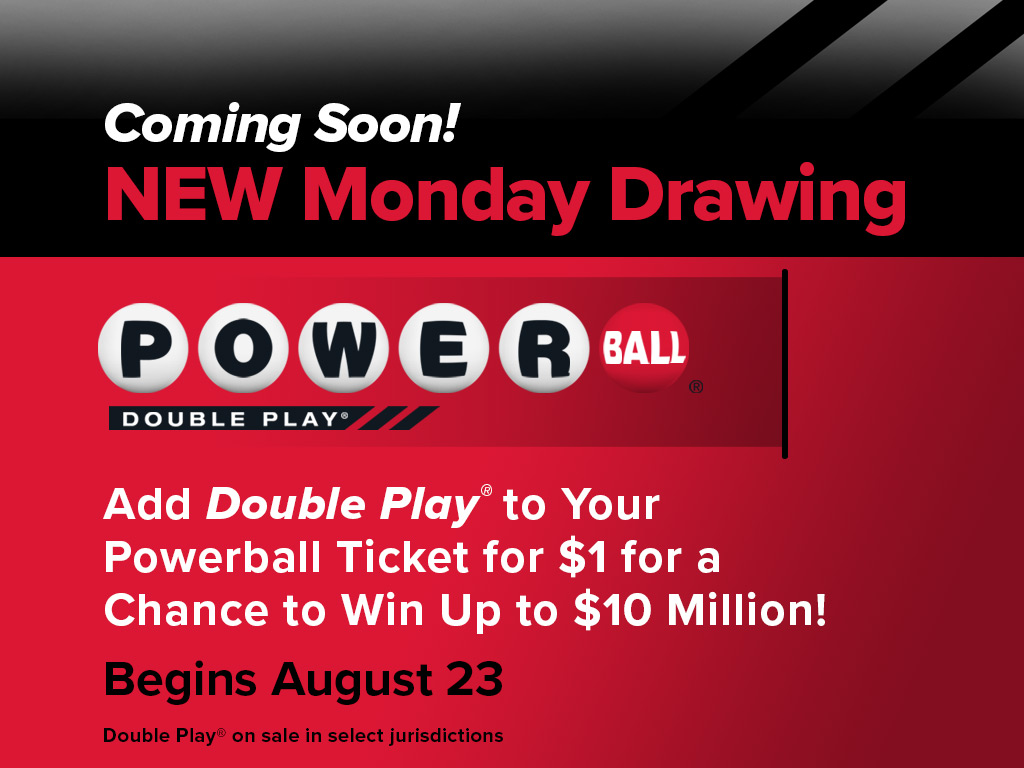 Big changes to Powerball start soon! The game will add a 3rd drawing each week on Mondays and launch the Double Play add-on for $1 more per play. Double Play lets players use their same Powerball numbers in a extra drawing with a top prize of $10 million.
https://t.co/lgycJWVoGy https://t.co/IJmAgLMVfT