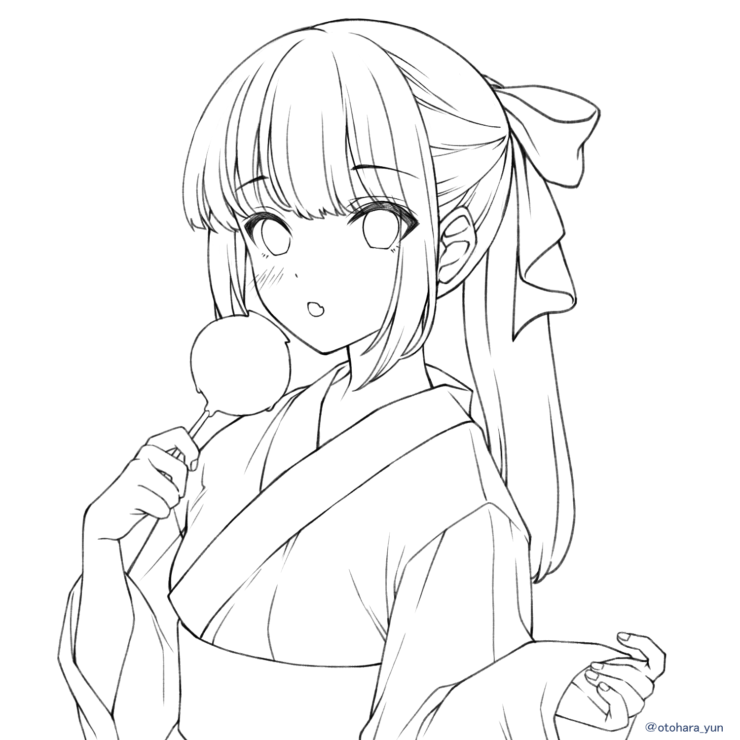 個人的塗りやすそうと思った線画まとめ Twitter