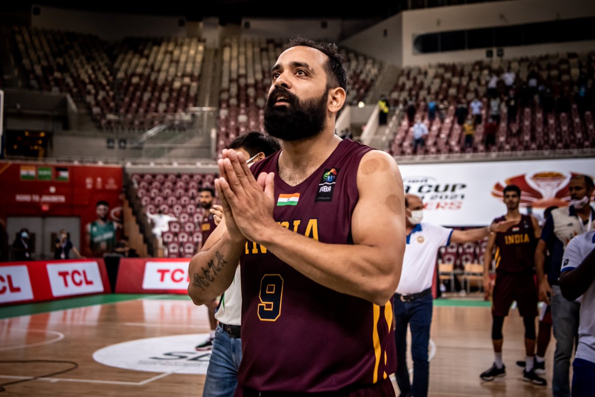 FIBAAsiaCup's tweet photo. 🙌 @BFI_basketball 🎉🇮🇳 https://t.co/kfNNnkk1xM