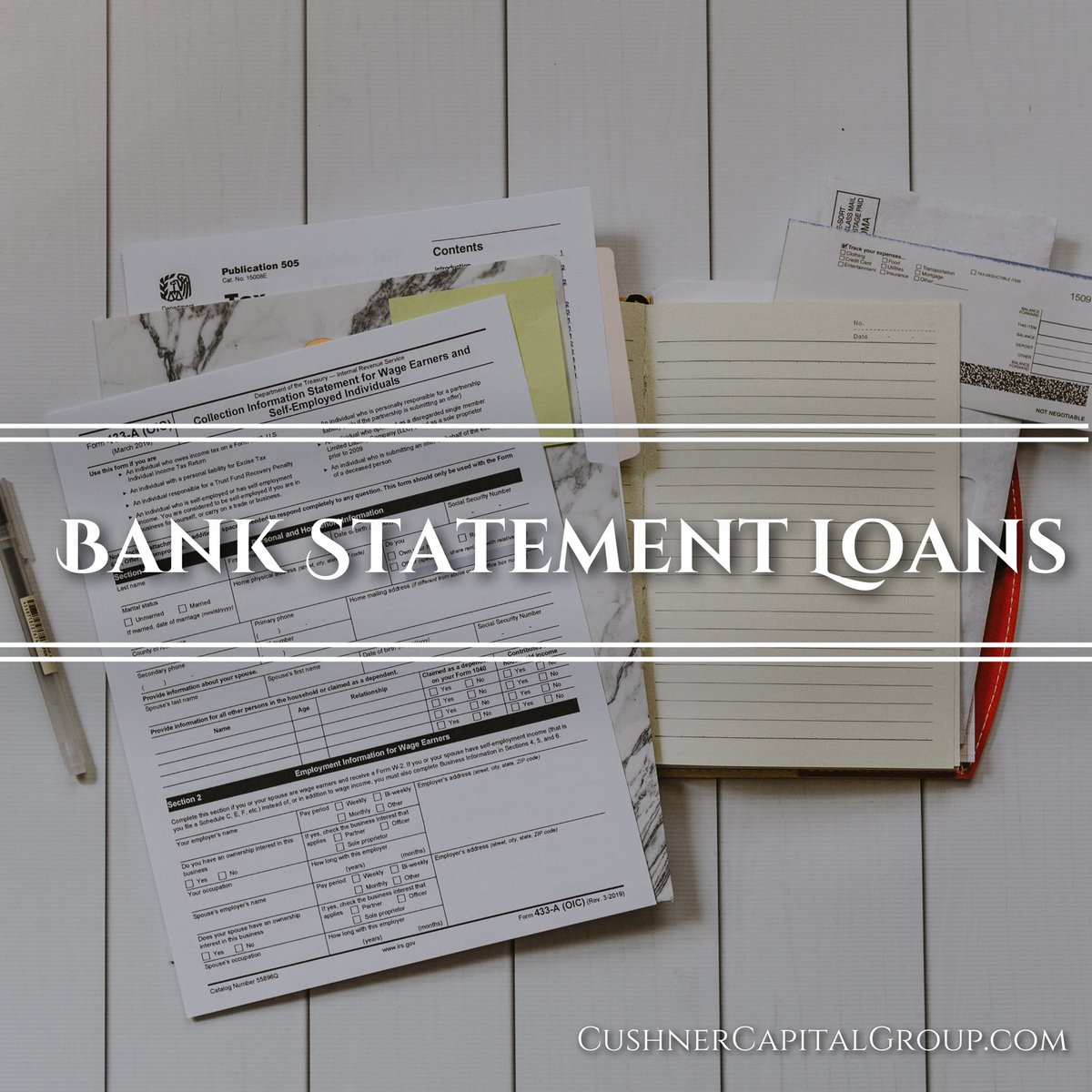 CushnerCapital's tweet photo. #BankStatementLoans, allow borrowers to secure a mortgage w/o the documents that would normally be used to verify income, such as W-2s & tax returns. Theyโre largely used by entrepreneurs & self-employed borrowers. Call us for advice 760-845-9035. CA DRE#00865708
#hardmoneyloans https://t.co/qY2hBppX0l