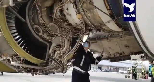 IranAir_IRI's tweet photo. A-Check (part two) on an #IranAir #A330 at Imam Khomeini International Airport. Your safety, our priority. #IKIA #Tehran #Homa ✈️ https://t.co/SXBxHyDT5w