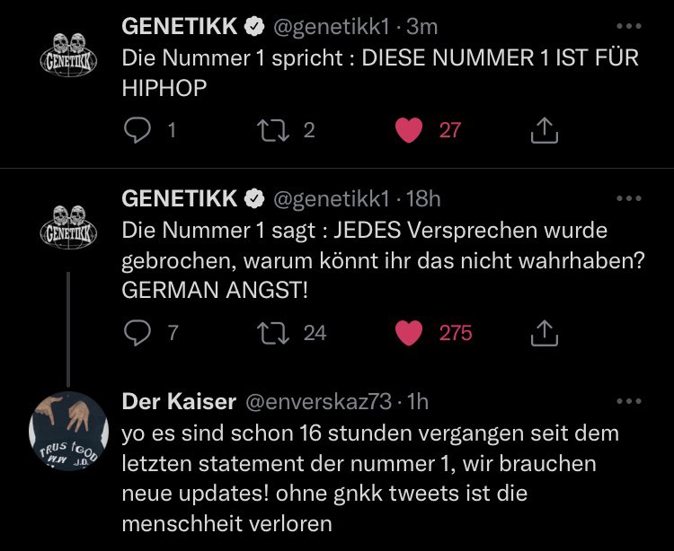 enverskaz73's tweet photo. @genetikk1 ich bedanke mich bei der nummer 1 für das nachkommen meiner bitte https://t.co/5nbsbrsNzT