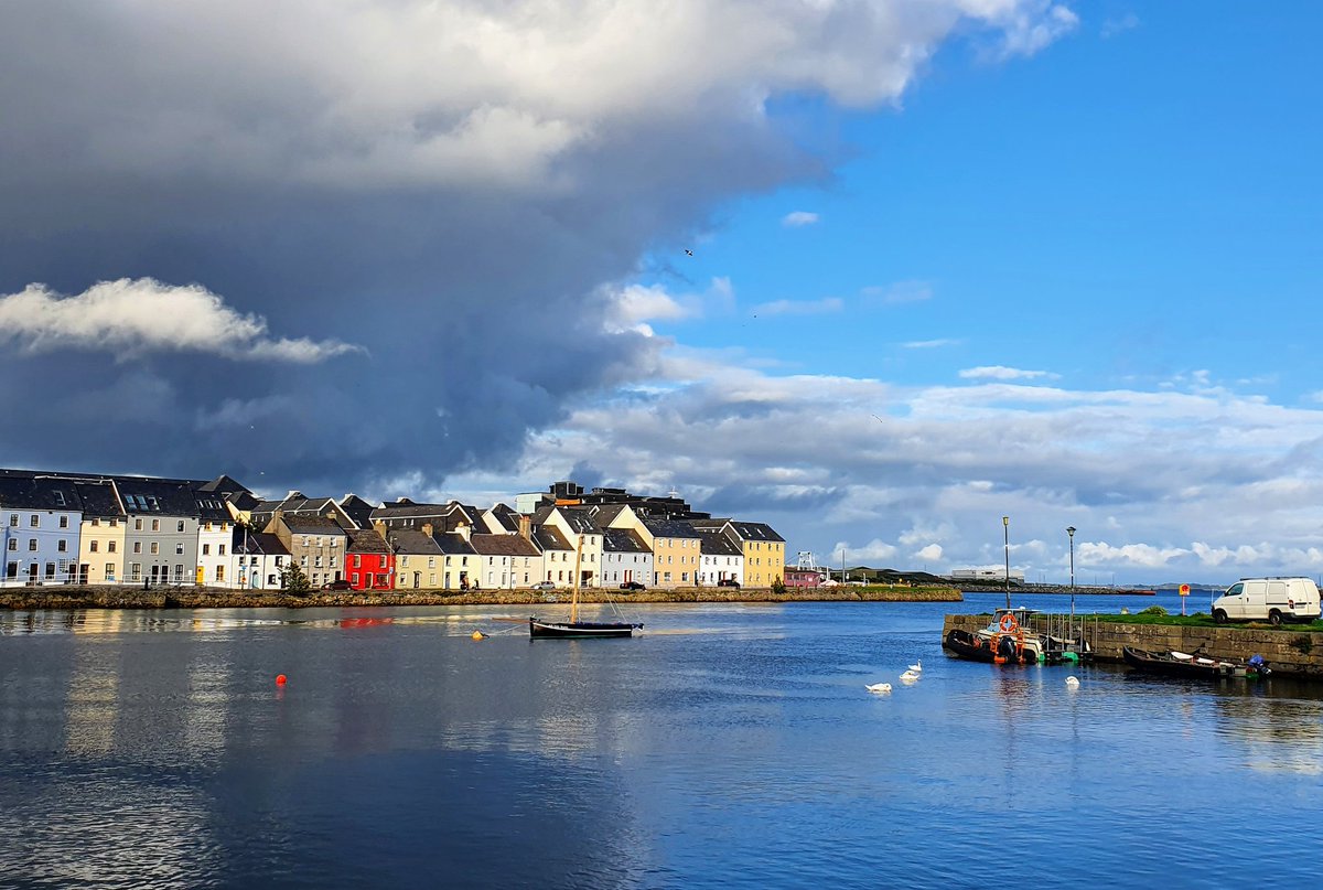 Ominous in the Claddagh this evening.  #Galway #storm