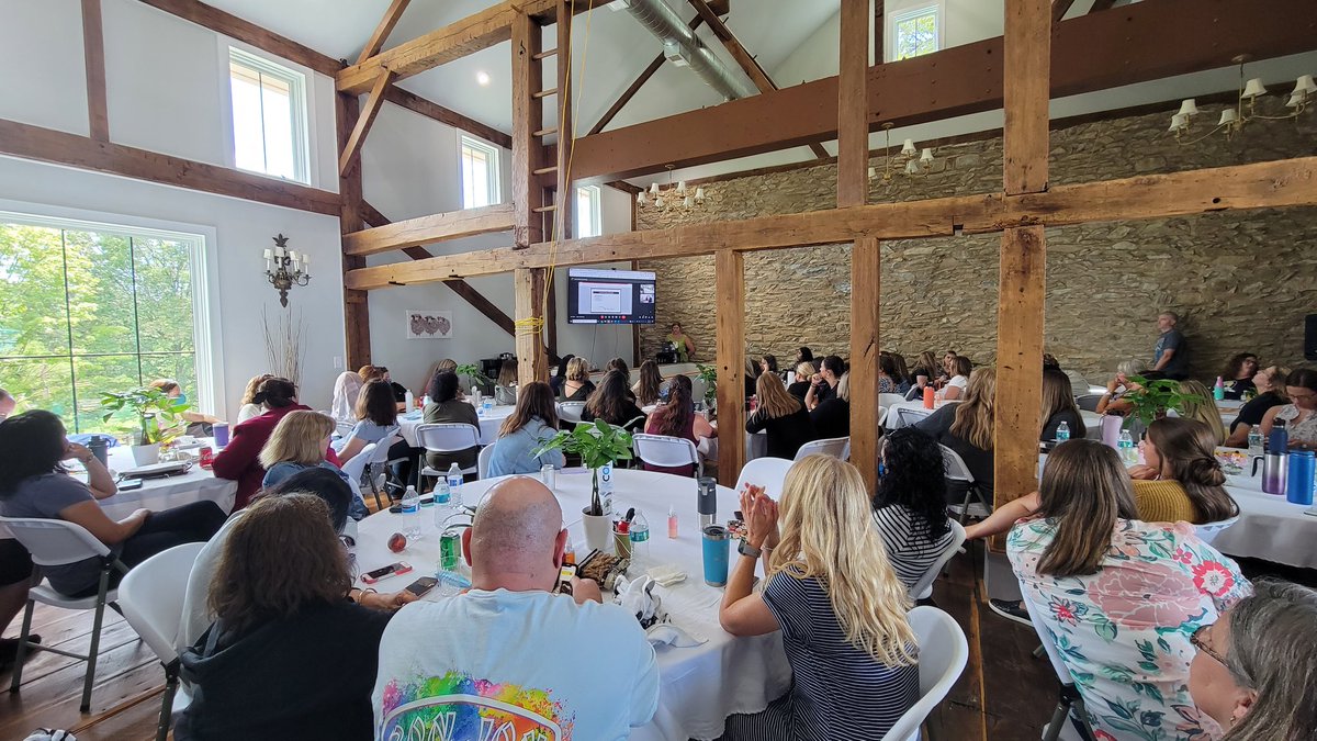 dinsari's tweet photo. Fantastic collaboration at our staff retreat last week. We really missed each other! So happy to be back together! #RLCBetterTogether Thank you to Nick at #ShilohManorFarm for hosting us. https://t.co/LVSKq4k0yA