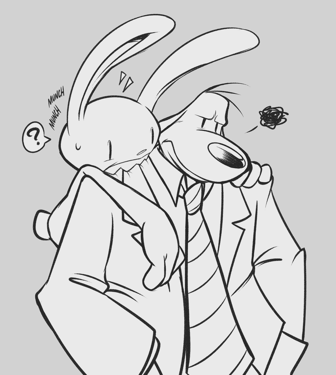 SHADAD0W's tweet photo. He bites.. #samandmax #freelancehusbands https://t.co/Qraea02ftU