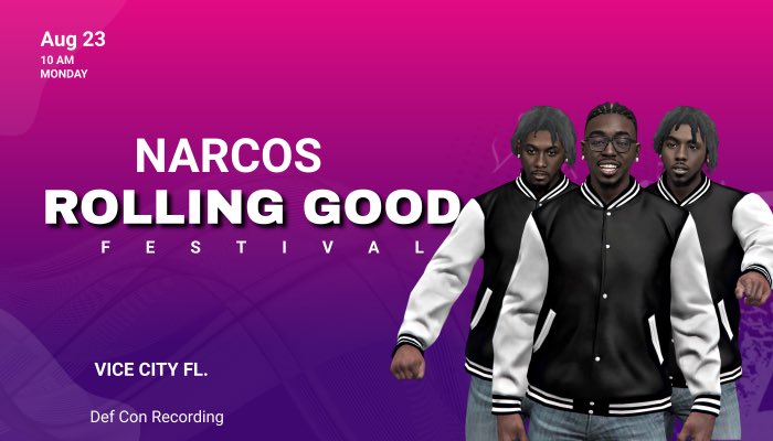 Performing live @rollinggoodfest Aug 23rd. #Narcos