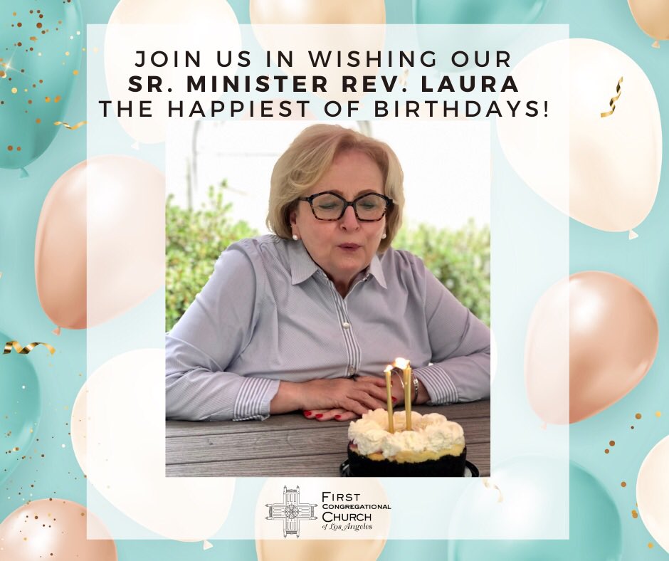 Happy Birthday Rev. Laura! 🥳❤️🎉