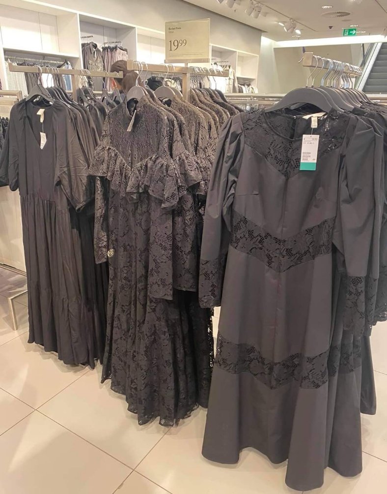 seems like H&amp;M is expecting a rush on Victorian funerals