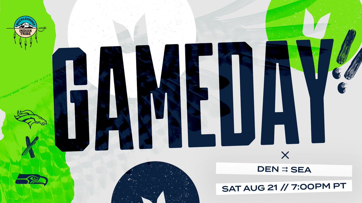Saturday GAMEDAY ‼️

#GoHawks x #DENvsSEA