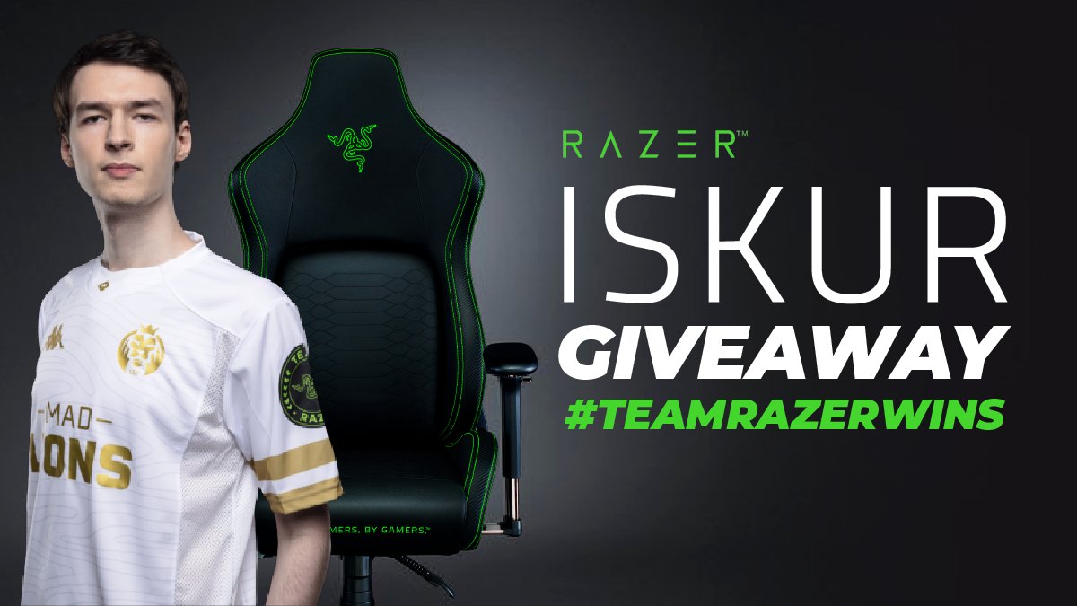 TeamRazer's tweet image. Another massive W for @MADLions_EN! How about we celebrate their match to the #LEC Grand Final by giving away a @Razer Iskur? Follow, RT you know the drill. #TeamRazerWins