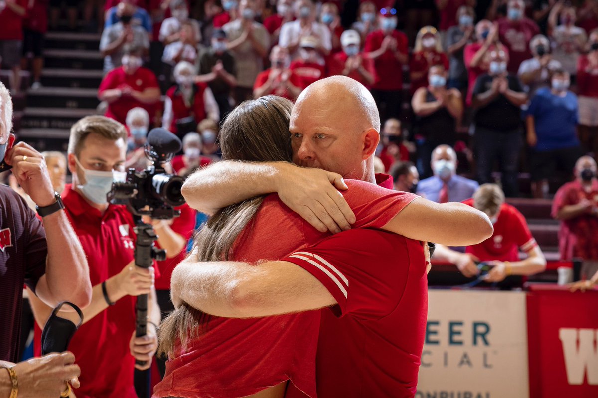 Okay we lied the video will come later. Surprise, surprise the Field House is too loud to edit. 

Meanwhile, here is the moment when the whole gym began crying while giving a standing ovation for <a href="/haggerty_molly/">Molly Haggerty</a>.