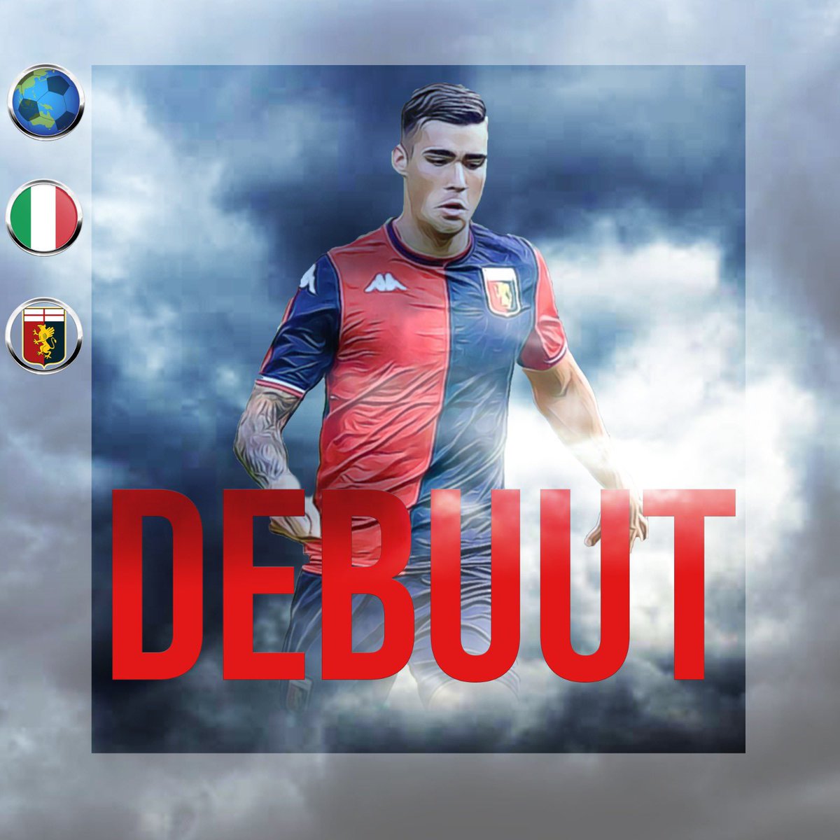 🇮🇹| Laurens Serpe maakte na rust zijn debuut in de Serie A voor Genoa! Een topper in wording!