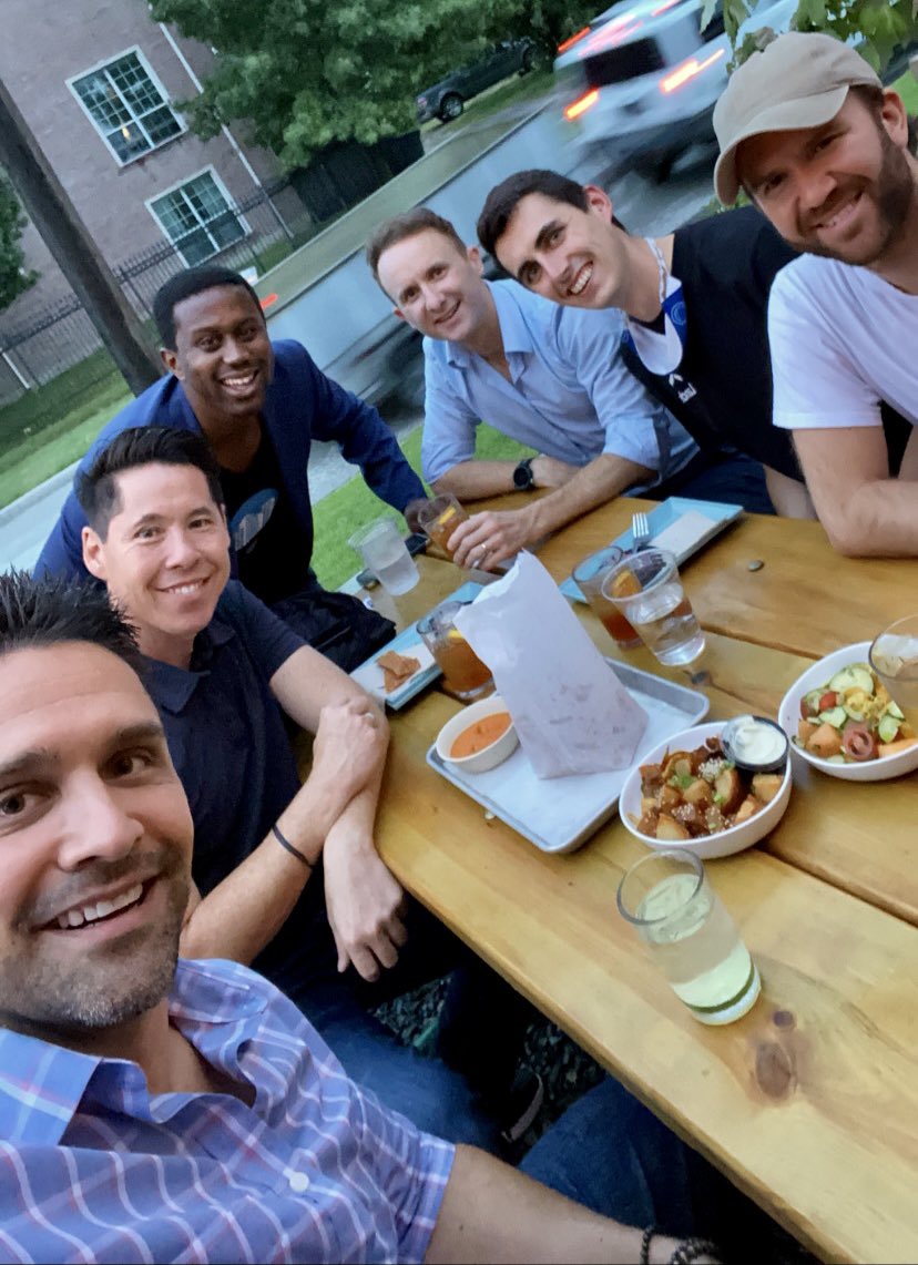 JesseJGarcia's tweet photo. Now that the NAR #iOiSummit Pitch Battle is over… we can be friends. Cheers brothers! Until next time. And a HUGE congrats to Jay Reno @ Feather 🥇 #IronSharpensIron @nardotrealtor @ZipiCorp https://t.co/LFszwiFP2E