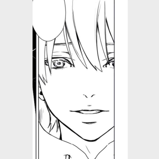漫画家ってキャラに苦難を強いるからドSな職業だなぁ、と思った……灰谷くん、切ない顔させちゃってごめんね。

Manga artists are sadists because they force characters to suffer. 
