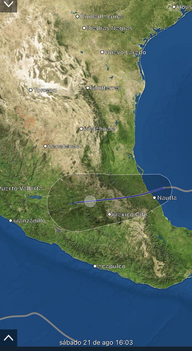 chematierra's tweet photo. AVISO:
La #TormentaGrace se disipa en las montañas de México, sus remanentes aún originando nublados y algunas zonas de lluvias en el centro del país.
Precaución 
Agosto 21/04:00H https://t.co/qxuk7X6Yoo
