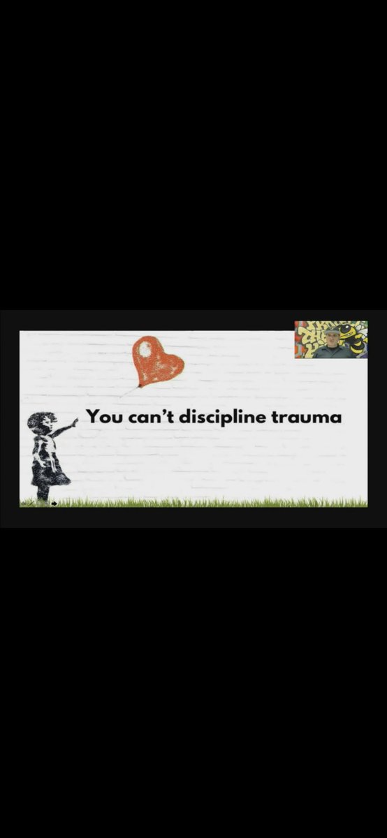 “You can’t discipline trauma…difficulty with rules, routines, interactions …often are due a lack of skills.” #relit2021 “…kids are our opportunity…remember who the adult in the room is.” 💕💕💕<a href="/brewerhm/">Hamish Brewer</a>