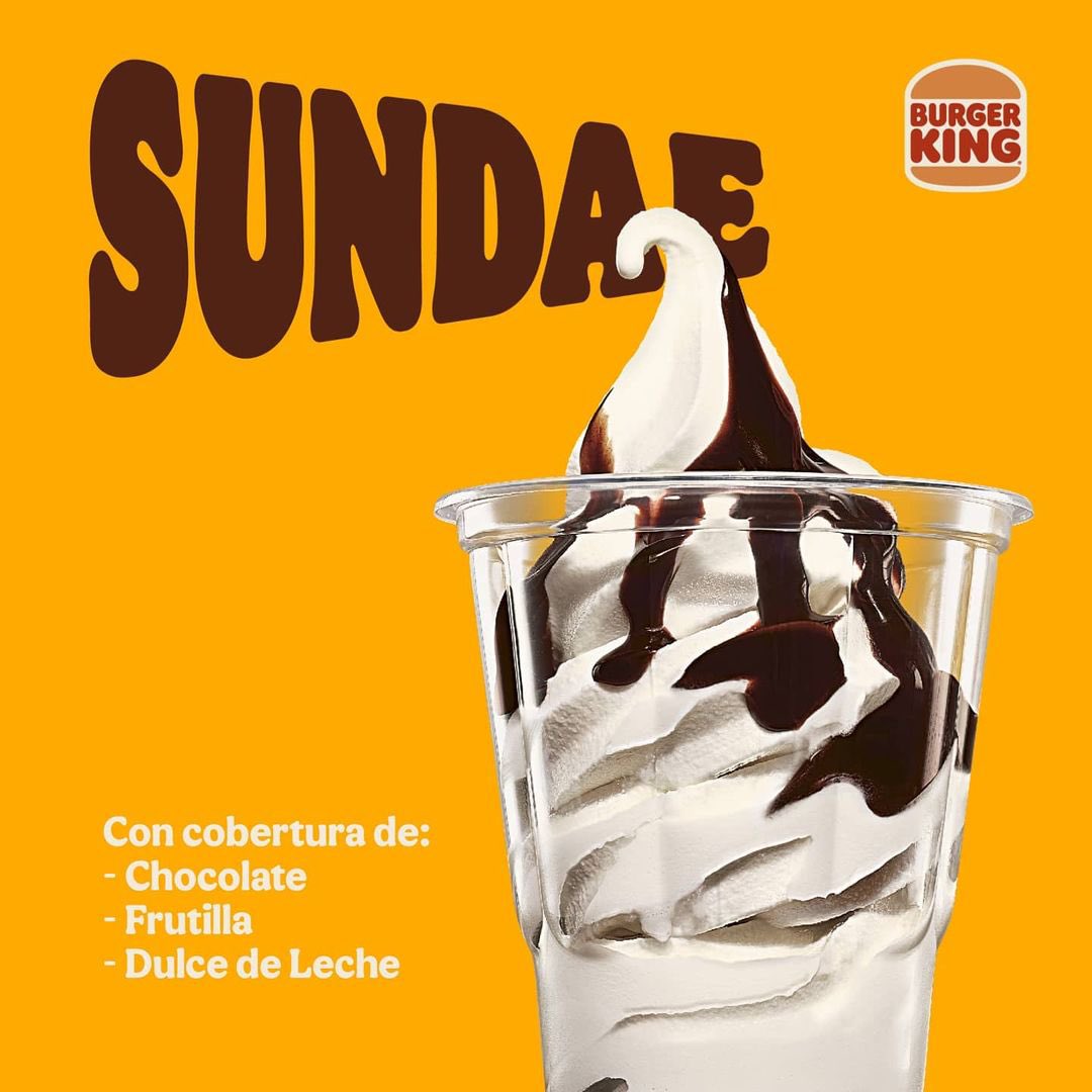 Un Sundae siempre es una buena opción para tus antojos dulces 😉😋

#ComoVosQuerés