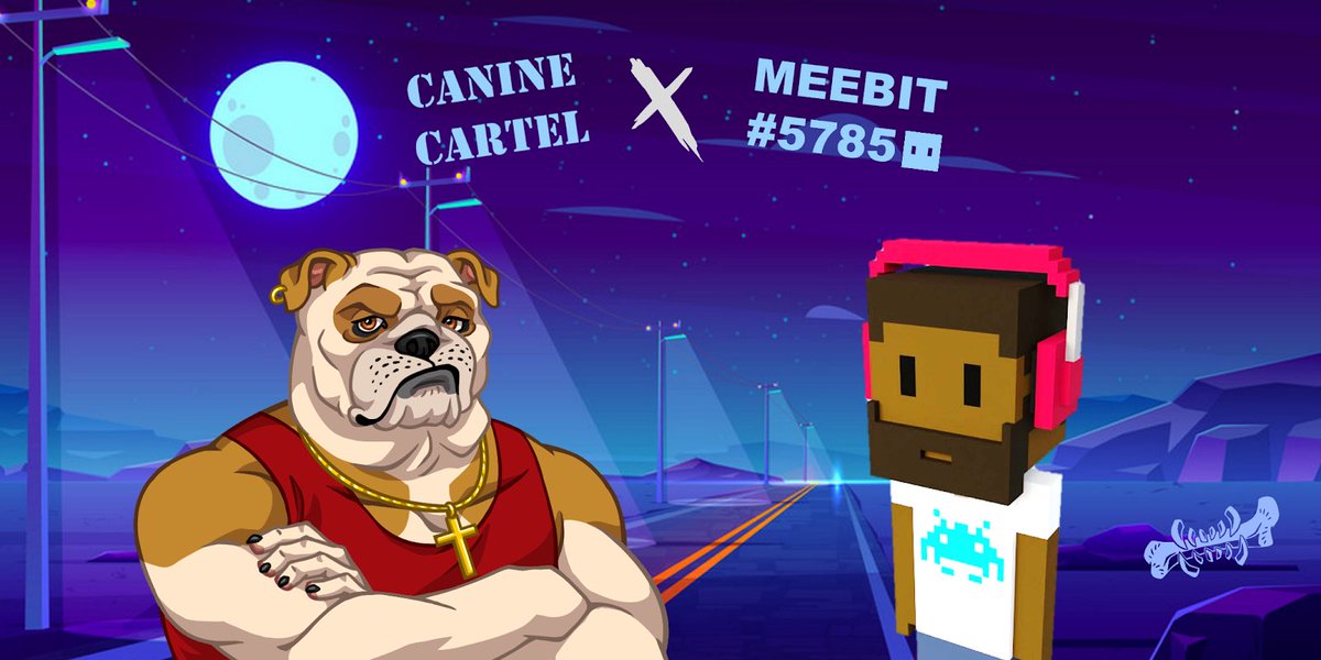 The Cartel grows stronger, joining forces with the Meebits! We must be barking mad for this #nftgiveaway

PRIZE: <a href="/larvalabs/">Larva Labs</a> Meebit 5785 + #CanineCartel

Enter:
Follow: <a href="/CanineCartelNFT/">Canine Cartel</a> 
RT + TAG 3 friends!
Join Disc: discord.gg/CanineCartel 

Close: 23.08 
#NFTCommunity
#lavalabs