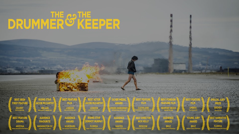 Had the pleasure of composing the original music for this multi-award winning debut feature by Nick Kelly which is on RTE 1 tonight at 11.55pm. It's a story about friendship, mental health, love, loss and of course rock 'n' roll!! Check it out! 🎥 🎸🥁 #TheDrummerandTheKeeper