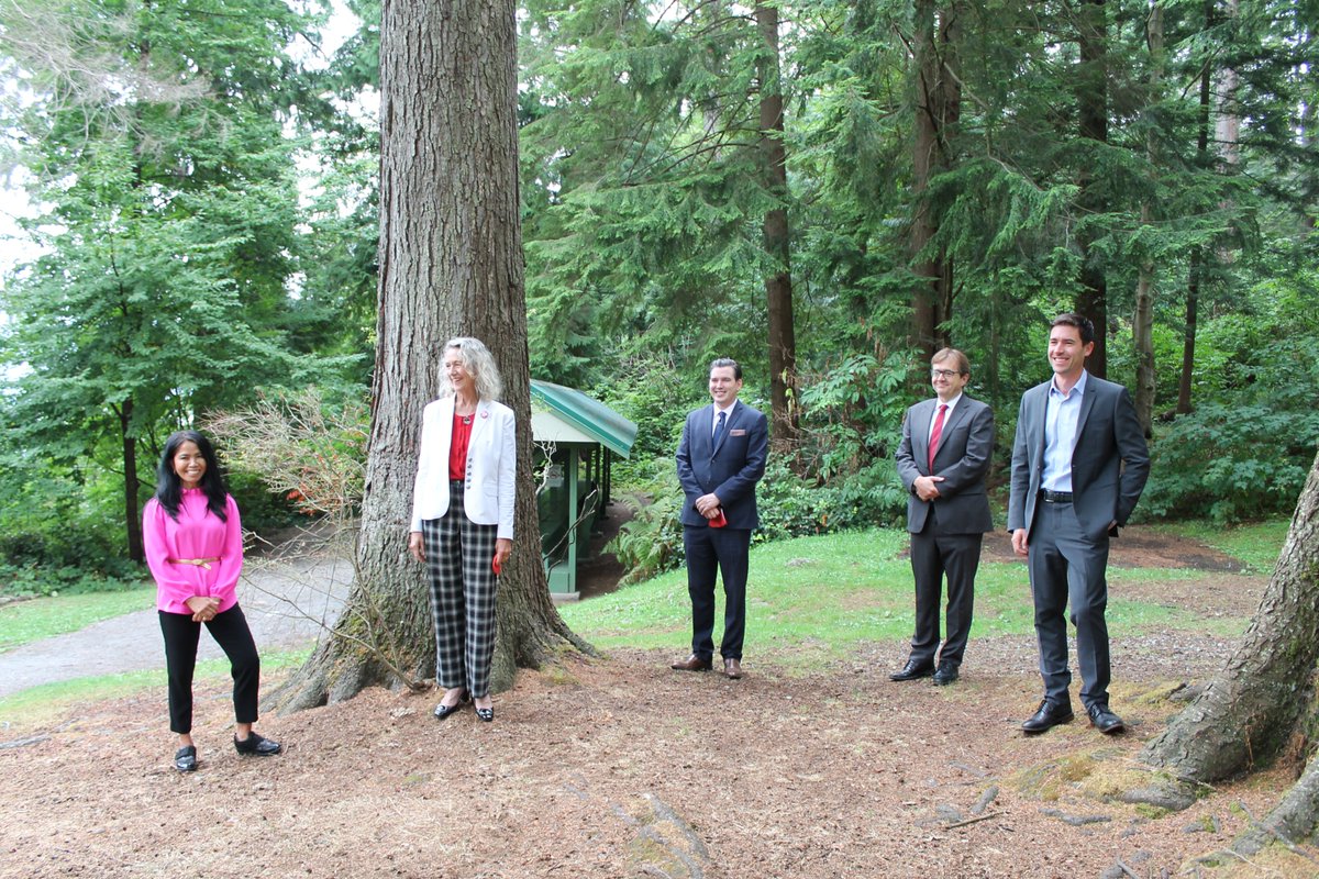 JonathanWNV's tweet image. Today, I was joined by @terrybeech, @JoyceMurray, @PatrickBWeiler and @VirginiaBremner to announce our plan to move forward and help British Columbia protect old growth forests. (1/2)