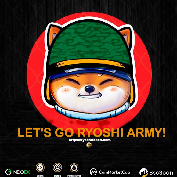 Oscarro25458032's tweet photo. @TokenRyoshi Lets go ryoshi army we are amazing https://t.co/DU1TgUaUVy