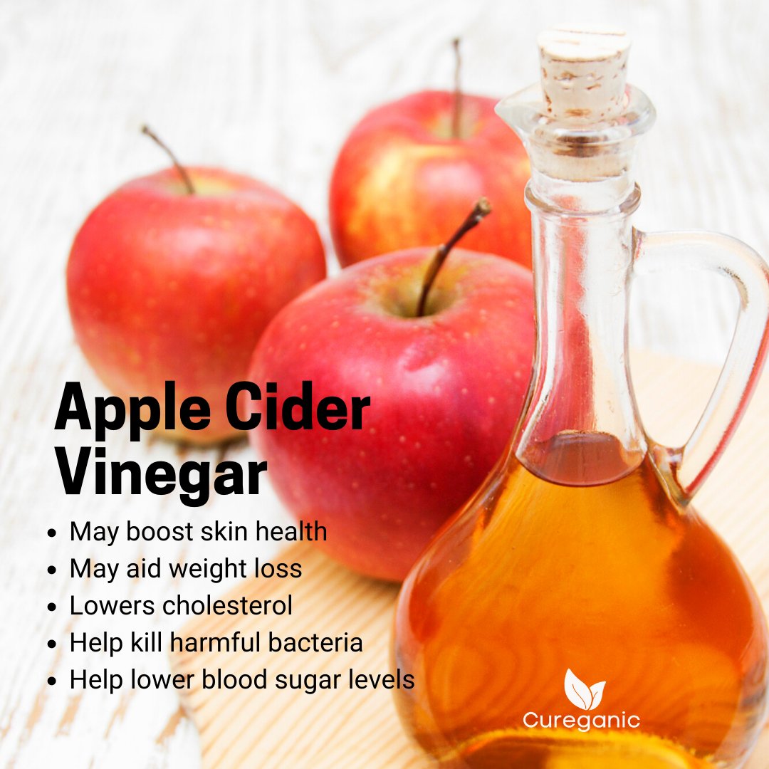 RT @CureganicTeam: Besides its use in various recipes, soups, salads, drinks, and sauces, apple cider vinegar has other beauty and household uses from preserving food to washing hair, to improving skin. 

source: bit.ly/3mjWEtB

#cureganic #hea…