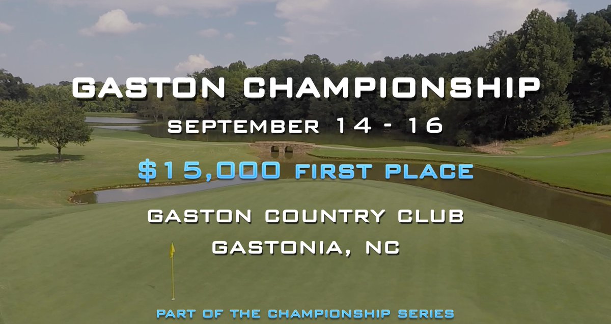We have 2 events left before @kornferrytour Q school steps into a full swing. Join us at the always manicured @highpointcountryclub for the HIGH POINT OPEN and the last CHAMPIONSHIP SERIES EVENT this side of Xmas the GASTON CHAMPIONSHIP hosted by the awesome @gastoncc1919