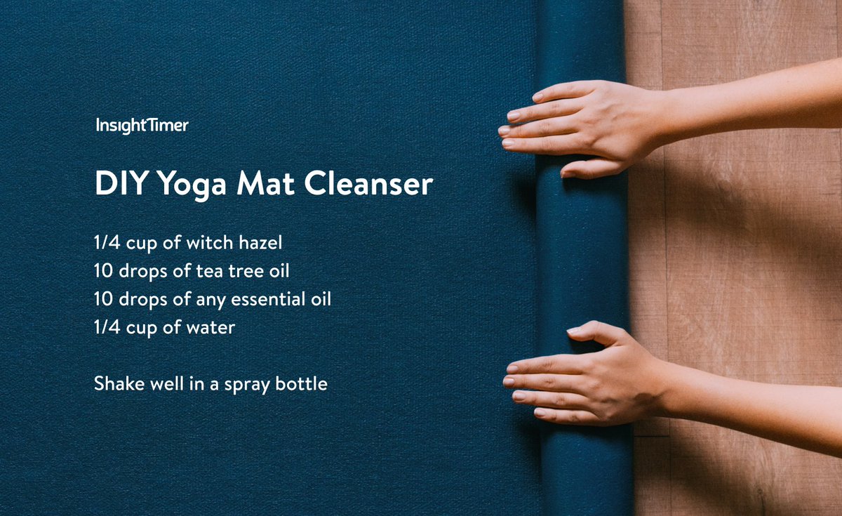 InsightTimer's tweet photo. Keep your mat clean 🤸 (Really though!) #weekendtip #insightacademy https://t.co/km8kD9uPOU