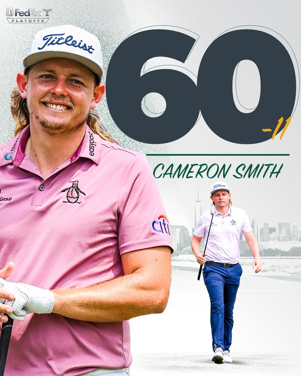 Saturday 60. 🔥

Cameron Smith owns the new course record at Liberty National.