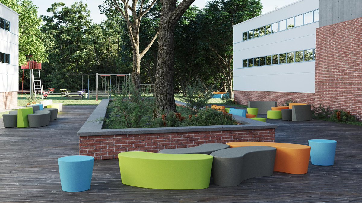 jnelsonllc's tweet photo. Explore how schools can create  colorful, sturdy &amp; engaging outdoor environments with Smith System's new upholstered furniture for outdoor learning spaces 

#outdoorlearningspaces #internationalschools #k12education #privateschools #independentschools #learningspaces #outdoor https://t.co/GYJDu8B39q