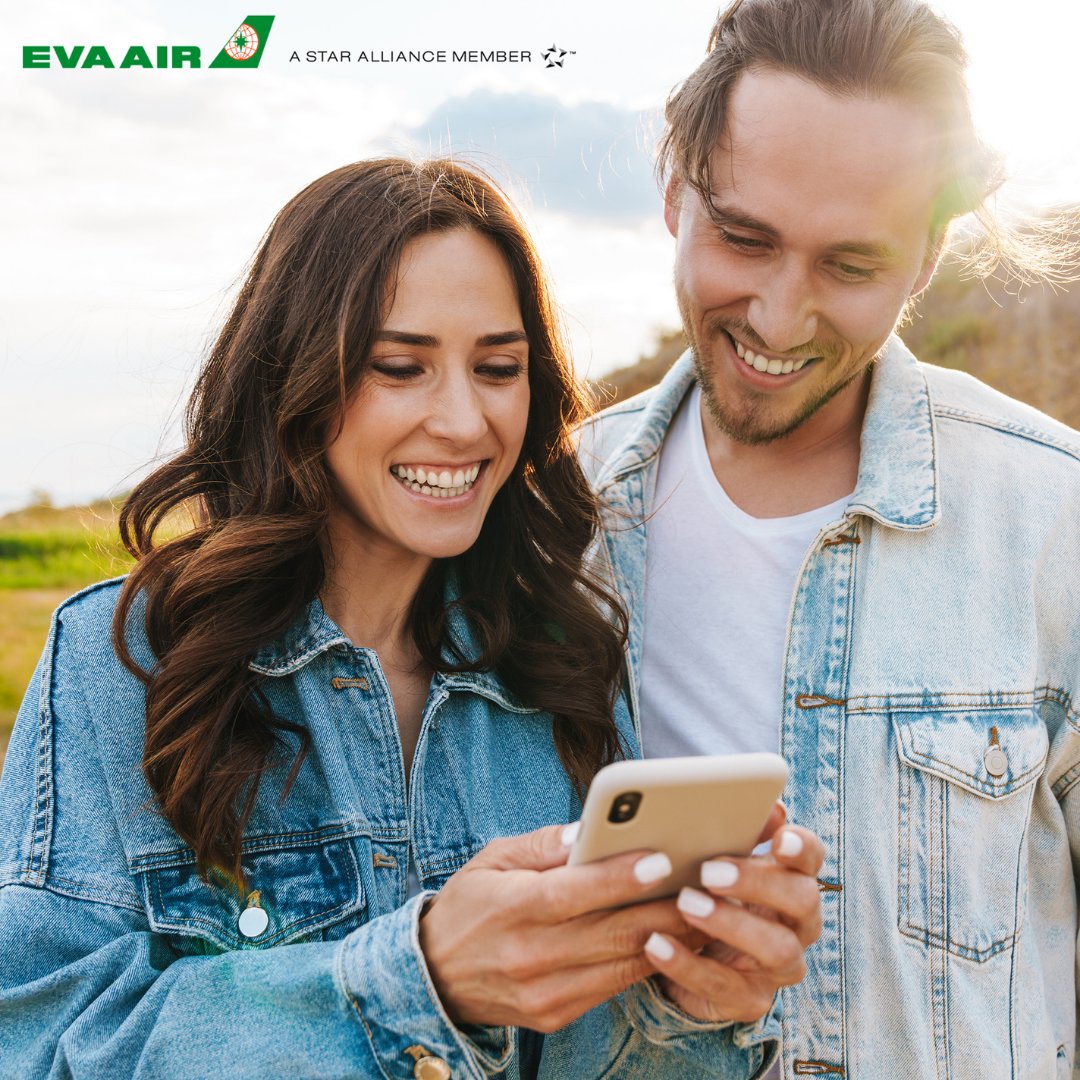 EVAAirUS's tweet photo. EVA Airways is excited to announce that our “Automated check-in” is now online! Apply anytime and anywhere with just one click! 

#Startyourjourneywithoneclick  #Automatedcheckin #長榮航空  #EVAAIR  #EVATEAM  #EVAAirways  #iflyevaair
#Staralliance  #travelwithevaair  #safetravel https://t.co/DK829WMC0L