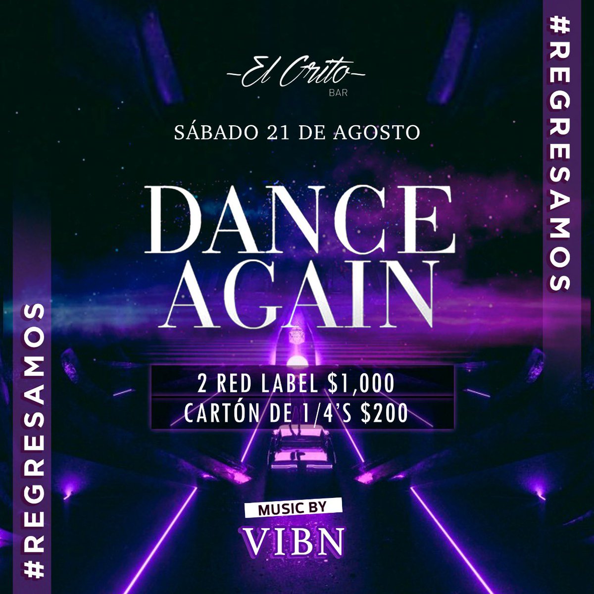 Hoy toca sábado de Grito 🥂 special guest @soyvibn