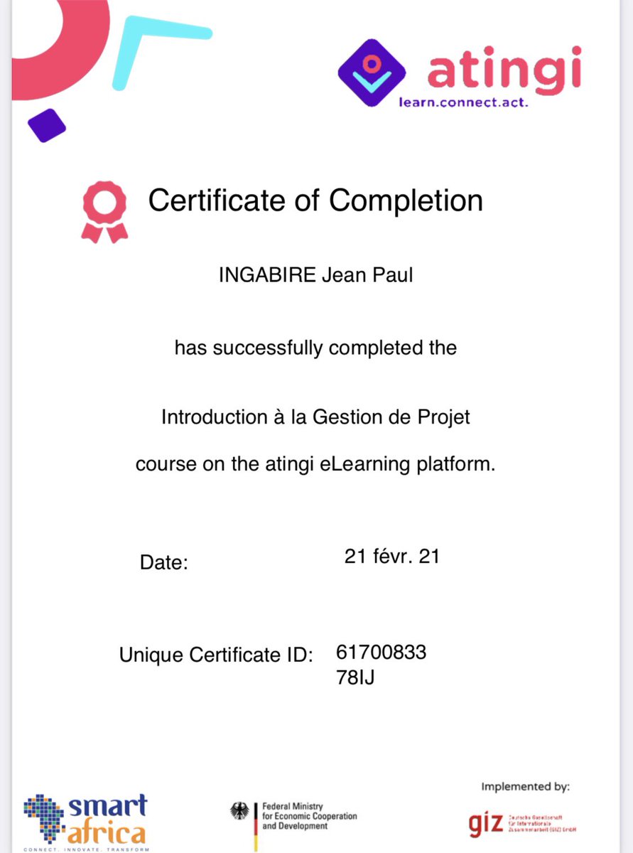 You are struggling with your own business? You dream to have yours? Learn and get skills. Join atingi.org and start to sharp your future for free. #atingiRwanda