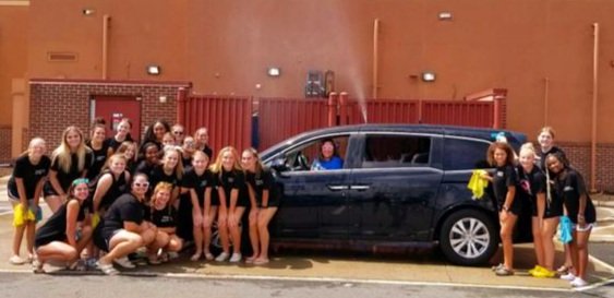 Thanks for your MHS support Shannon!!! They were thrilled to have some MHS support today!! You rock!!!

We share a lot of the same girls in Chorus and Cheer! GO SUPPORT THEM ON SEPT 1 Y'ALL  5-8 @ SONIC. IT'S THEIR SPIRIT NIGHT!!!