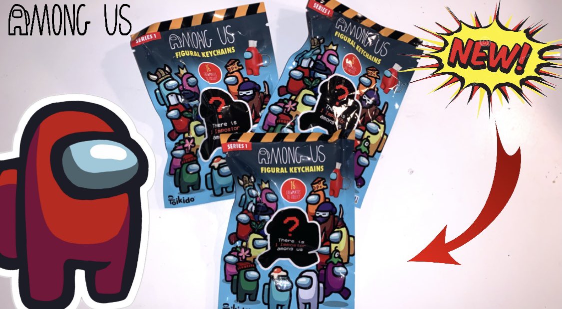 JayMillyVids's tweet photo. Among Us Figural Keychain Blind Bag Unboxing - https://t.co/K78GPAS6Ix #AmongUs #AmongUsFanArt #amonguslogic #amongusart #AmongUsToys #AmongUsMerch #AmongUsKeychain #Toys #Collection #YouTube #YouTubers @AmongUsGame https://t.co/67DUg4klOa
