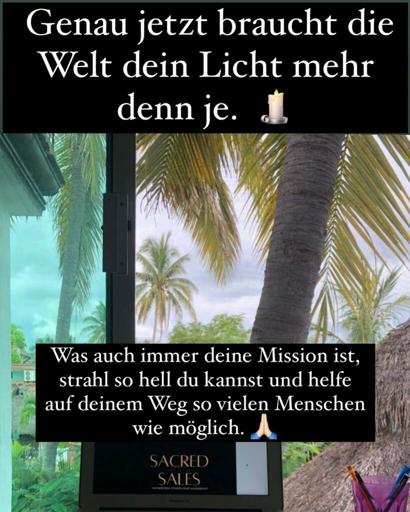 Du manifestierst schon wunderbar aber leider ziehst du noch nicht genug Soulclients an?

Meine drei Säulen für ein Leben in Freiheit sind Mindset. Manifestation. Machen. 
Ohne diese drei Komponenten hätte ich mir niemals dieses Leben aufbauen und all die… instagr.am/p/CS2PRXplruF/